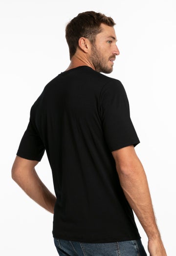 Black Merino Tee
