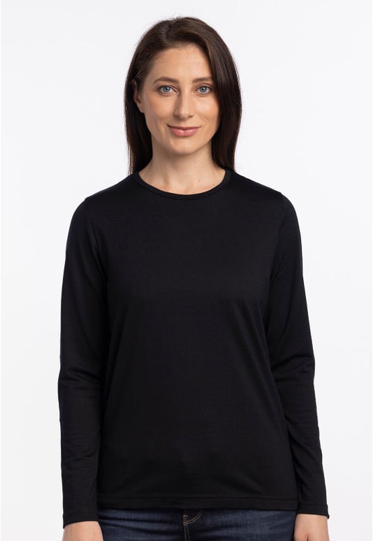 Black Merino Twc Crew Neck