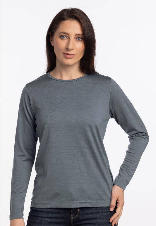 Pewter Merino Twc Crew Neck