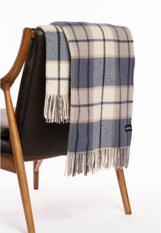Van/napa/sail Palliser Ridge Lrg Check Blanket