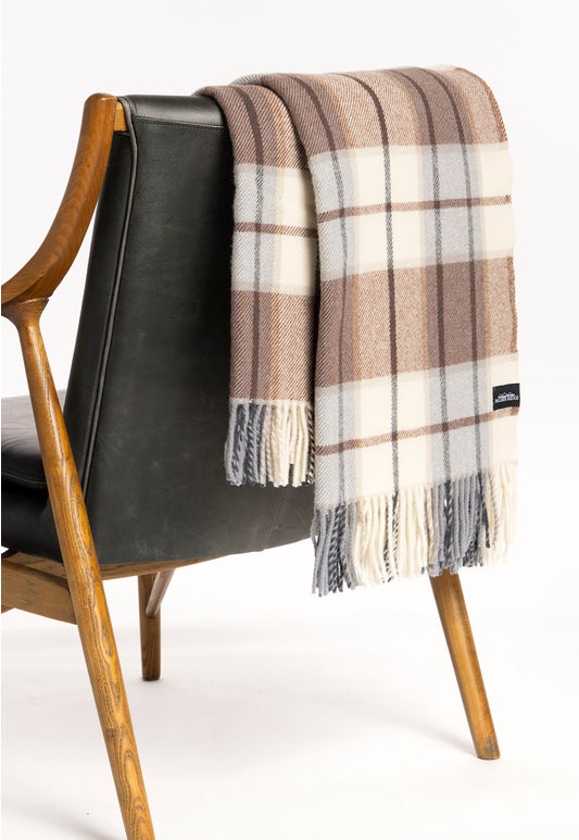 Palliser Ridge Lrg Check Blanket Canter