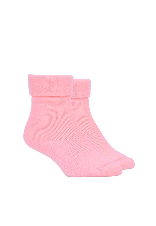 Pink Tread Bed Sock
