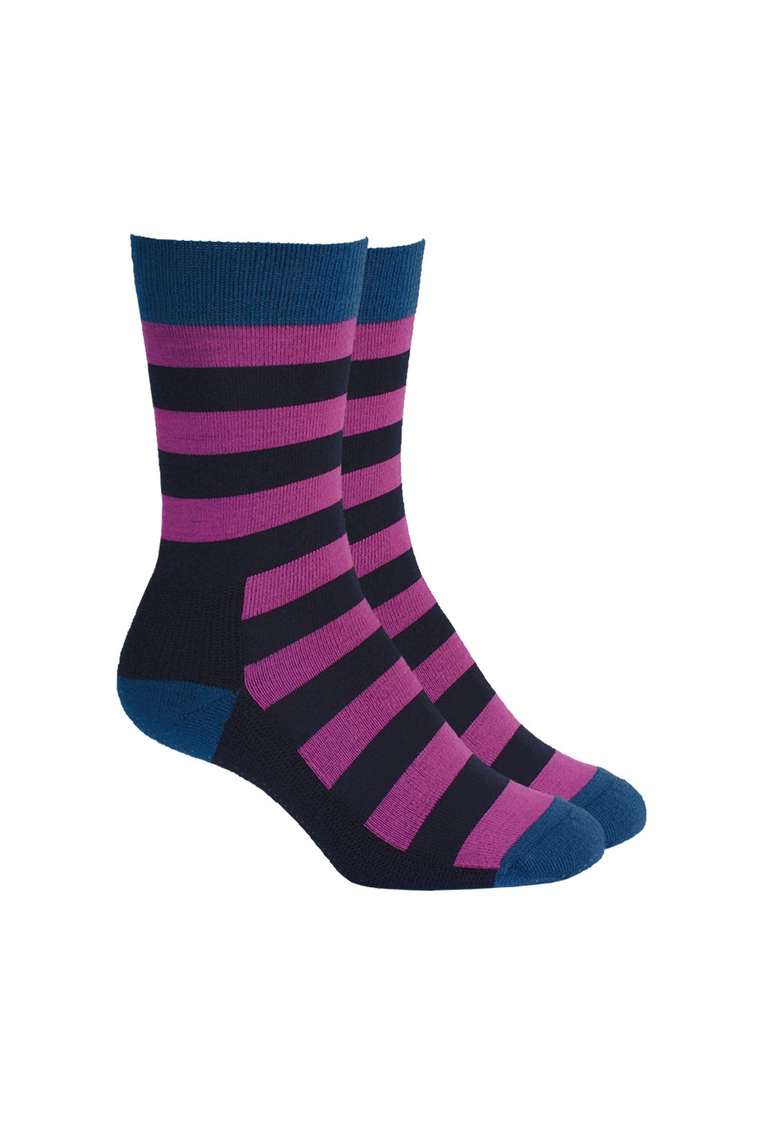 Womens Cushioned Sole Socks Black Womenswear The Wool Company