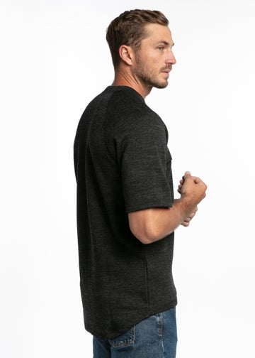 Charcoal Wool Farmers Tee